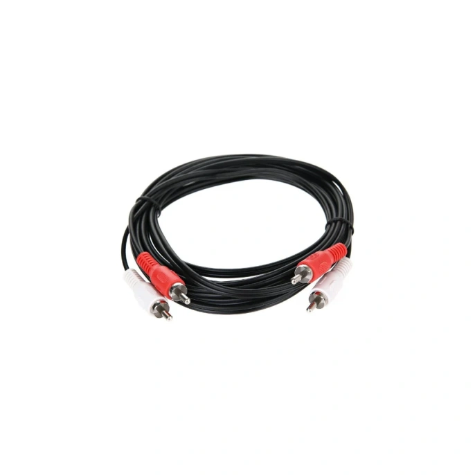 Соединительный кабель Telecom 2xRCA M-2xRCA M черный 3m TAV7158-3M