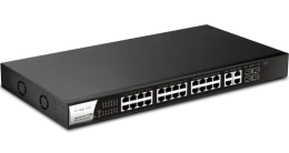 24-портовый PoE Web Smart Gigabit коммутатор DrayTek VigorSwitch P1280