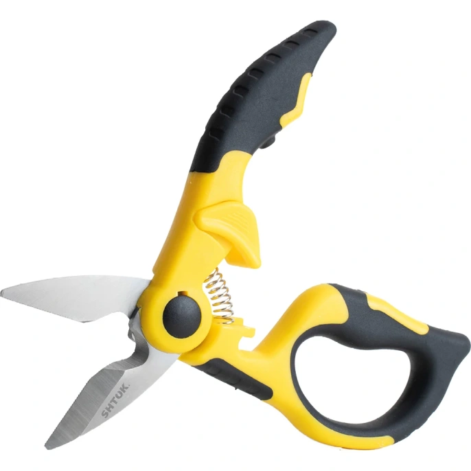 Ножницы электромонтажника SHTOK НЭ-50 авторазжим, 150 мм 08222
