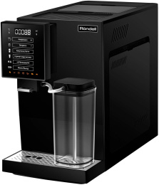Кофемашина автоматическая Rondell RDE-1118,  20Бар,  с автоматическим капучинатором,  черный