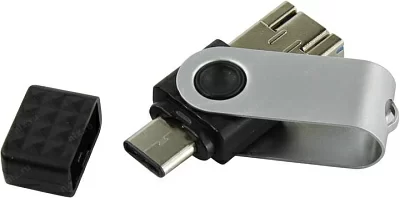 Накопитель SmartBuy Trio SB16GBTRIO USB3.0/USB-C/USB micro-B OTG Flash Drive 16Gb (RTL)