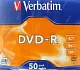 Диск DVD-R Disc Verbatim 4.7Gb 16x уп.50шт на шпинделе 43548