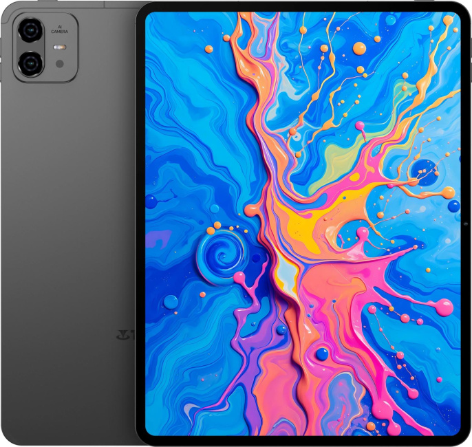 Планшет Teclast ArtPad Pro G99 2.2 8C RAM8Gb ROM256Gb 12.7" IPS 2176x1600 4G Android 15 черный 13Mpix 8Mpix BT WiFi microSD 256Gb 10000mAh 11hr (27257521)