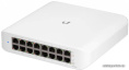 Управляемый коммутатор 2-го уровня Ubiquiti UniFi Switch Lite 16 POE управляемый 2-го уровня, настольный, матрица 16 Гбит/с, 16xGbit, PoE, бюджет 45 Вт (USW-LITE-16-POE)