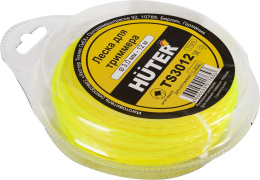 Леска для садовых триммеров Huter TS3012 d 3мм L 12м для Huter GGT-1900S T 71/2/3