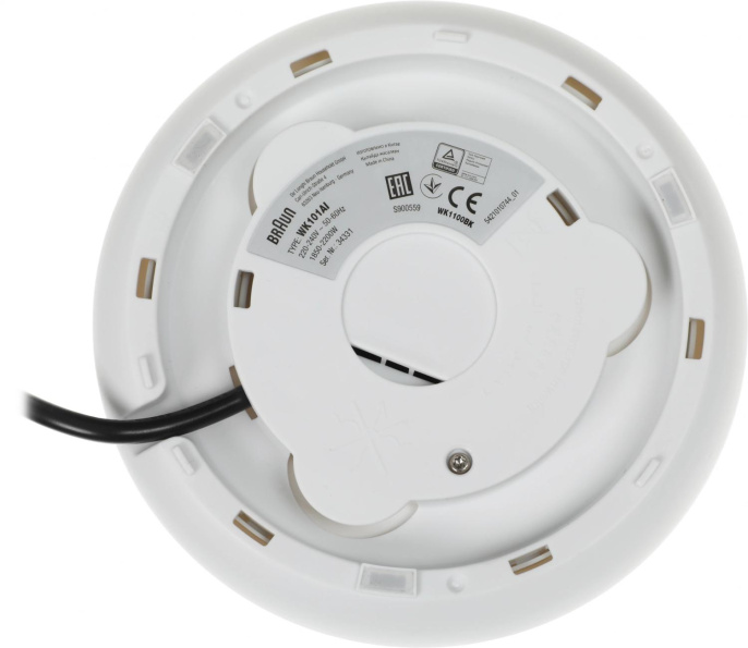 Чайник электрический Braun WK1100BK 1.7л. 2200Вт черный корпус: пластик