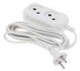 Сетевой удлинитель Buro BU-PSL2.3/W, 3м, белый
