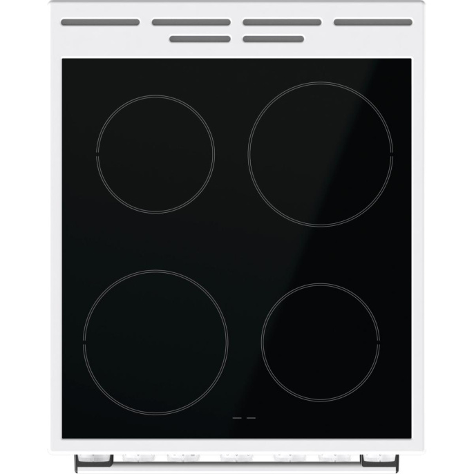 Электрическая плита Gorenje GEC5B41WG,  стеклокерамика,  без крышки,  белый