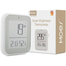 Датчик температуры, влажности и освещенности MOES Bluetooth Temperature and Humidity + Light Sensor
