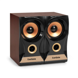Акустическая система 2.0 ExeGate Maestro SPS-590 (Активная, питание 220В, 2х3Вт, 30-18000Гц, цвет темное дерево, Color Box) EX297196RUS