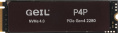 Накопитель SSD Geil PCIe 4.0 x4 512GB P4PDC23C512A P4P M.2 2280 0.46 DWPD