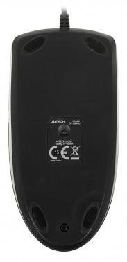Мышь проводная A4TECH OP-530NU, оптическая, USB, 1200dpi, черный