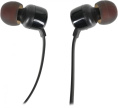 Наушники JBL Tune 110, 3.5 мм, внутриканальные, черный [jblt110blk]