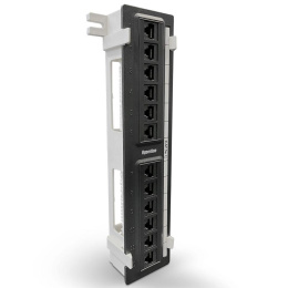 Патч-панель Hyperline PPW-12-8P8C-C5E 12xRJ45 кат.5e UTP
