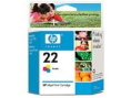 Струйный картридж трёхцветный HP C9352AE №22 Color для HP DJ 3920/3940/D1360/D2360/F380, OJ 4355/5610, PSC 1410