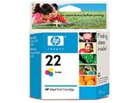 Струйный картридж трёхцветный HP C9352AE №22 Color для HP DJ 3920/3940/D1360/D2360/F380, OJ 4355/5610, PSC 1410