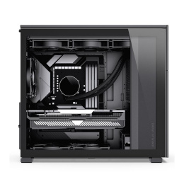Корпус без блока питания Case JONSBO D41 STD, Midi-Tower, TG, no fan, 1xUSB-A 3.2 + 1xUSB-C 3.2, ATX, mATX Black (D41 STD Black)