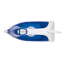 Утюг Maxwell MW-3007,  с паровым ударом,  2400Вт,  белый и синий