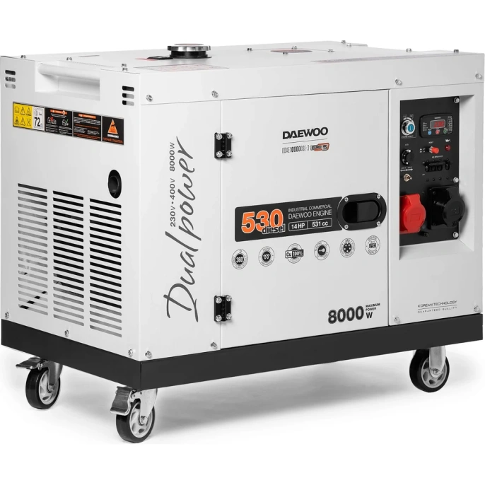 Дизельный генератор с функцией Dual Power Daewoo DDAE 10000DSE-3