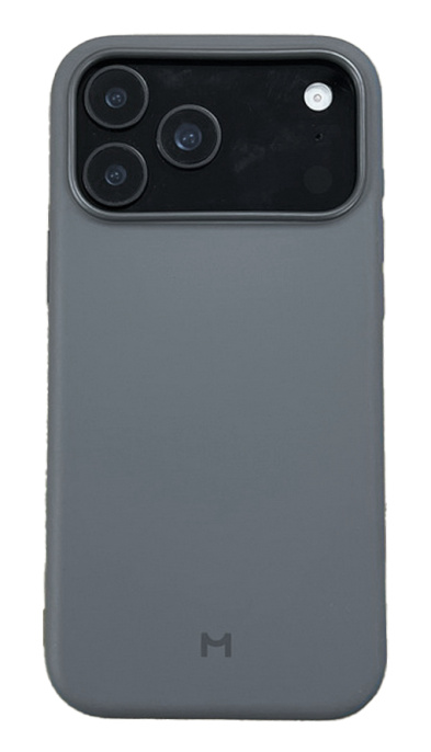 Чехол для смартфона Magssory CSL045 для iPhone 17 Pro Max Серый CSL045g с магнитами, совместимый с MagSafe, материал: силикон