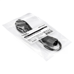 Кабель питания ExeGate Special EC-0.5S-C13- C14/3x0.5 IEC 320 C13 - IEC 320 C14, 3*0.5mm2, CCA, черный, 0.5м EX297753RUS