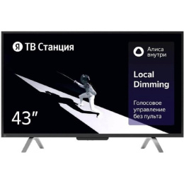 Телевизор Яндекс ТВ Станция с Алисой 43" 4K YNDX-00091 YANDEX