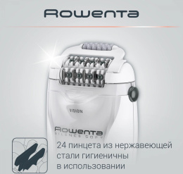 Эпилятор Rowenta EP5615F0 скор.:2 насад.:1 от электр.сети белый/серый