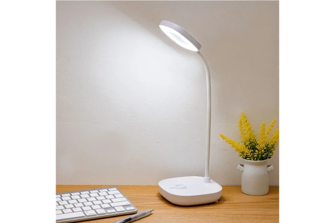 Настольный аккумуляторный светодиодный светильник белый diopro DPNR-LLTLM4-WTE