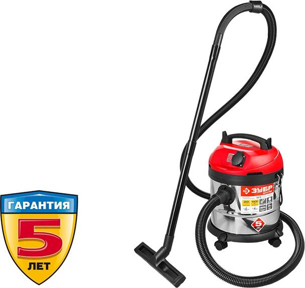 Строительный пылесос ЗУБР ПУ-20-1400 М3,  серый