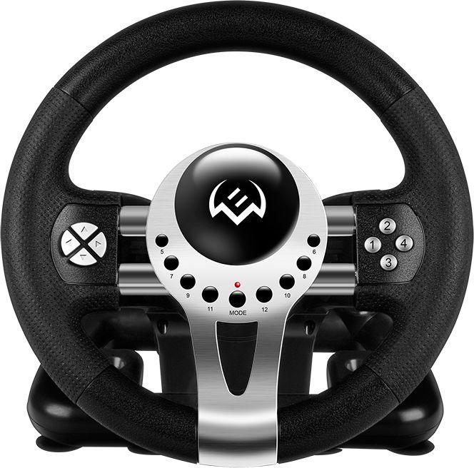 Руль SVEN GC-W700 педали, вибро, скоба, лепестки, АКПП, D-pad, 12 кл, резин. вставки, PC/Xinput SV-017996