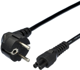 Кабель AdAC IEC C5 IEC 320 C5 CEE 7/7 1.8м черный (20212111)