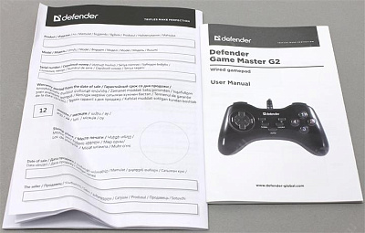 Геймпад Defender Game Master G2 (13кн 8 поз.перекл USB) 64258