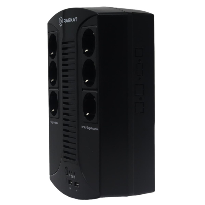 Источник бесперебойного питания ИБП Raskat VS-850VA 850VA, 510Вт, 6хCEE 7