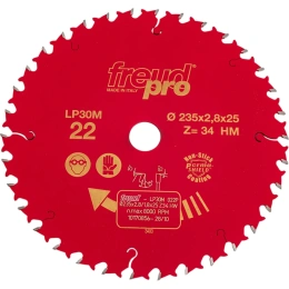 Диск пильный по дереву LP30M (235х25 мм; 34Z) FREUD PRO LP30M022