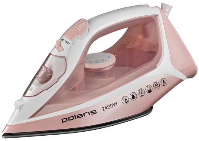 Утюг Polaris PIR 2497AK 2400Вт белый/розовый