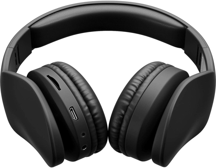 Наушники Digma BT-17, Bluetooth, накладные, черный [bt17b]