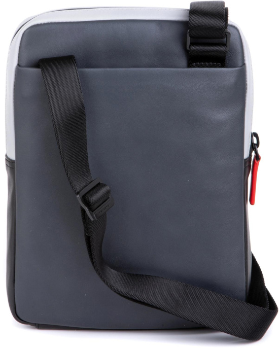 Сумка мужская Piquadro Urban CA1816UB00/GRN серая/черная натур.кожа