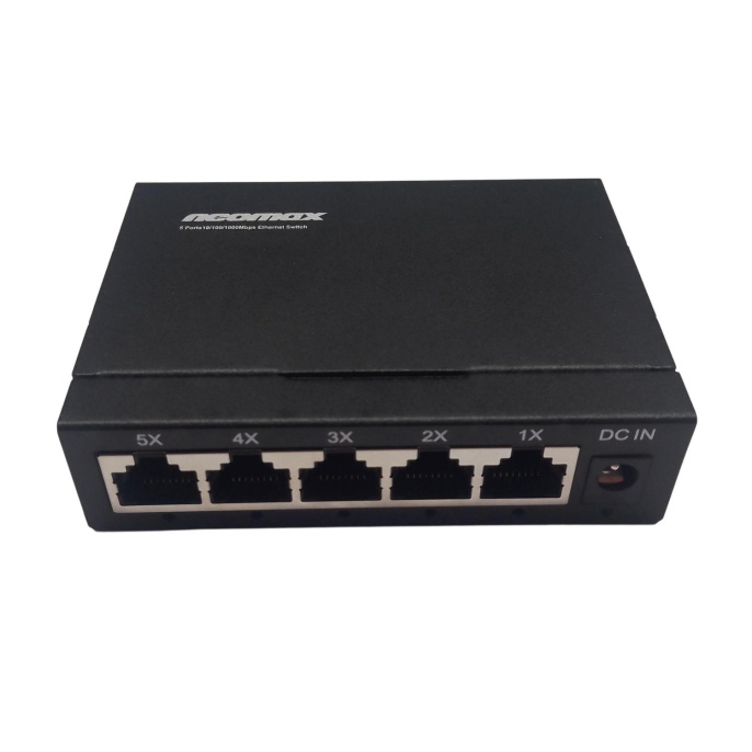 NEOMAX неуправляемый коммутатор NMS-105P-1000-S, 5 портов 1000 Mbps, металл
