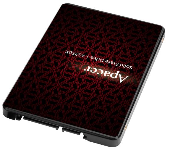 Накопитель SSD Apacer PANTHER AS350X 128Gb SATA 2.5" 7mm, R560/W540 Mb/s, IOPS 80K, MTBF 1,5M, 3D NAND, Retail AP128GAS350XR-1