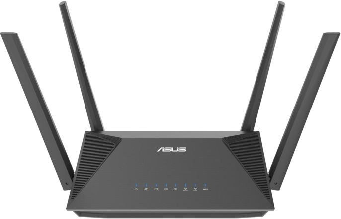 Wi-Fi роутер ASUS RT-AX52 Pro,  Wi-Fi 6,  AX3000,  2.4/5ГГц, 3 LAN,  черный