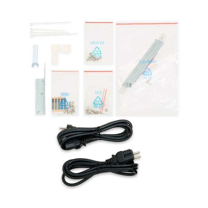 Серверный корпус 1U chassis; Mini-ITX, Micro-ATX, ATX MBs; 4 x 3.5'' hsb; 2 x USB; 1 x COM port Front ; 1 x FH expantion slot; 600W 1+1 80 Plus Platinum ; no rails CS-R11-55P