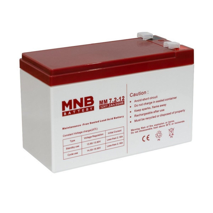 MNB Battery MNB MM 7.2-12 12V/7,2Ah F2 {УТ-00003221}