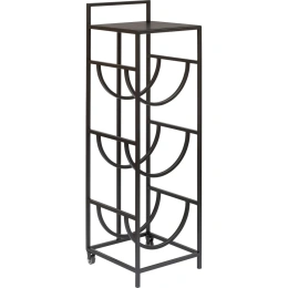 Подставка для кулера GreenWeen на 3 бутылки с колесами, черная GW-3BCOOLER-W