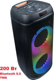 Колонка портативная Microlab PT802, 200Вт, черный