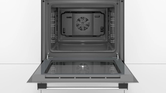 Духовой шкаф Bosch HBF113BV1S, белый/серебристый