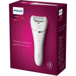 Эпилятор Philips BRE700/01 скор.:2 насад.:2 от аккум. белый