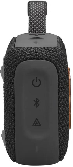 Колонка порт. JBL GO 4 черный/оранжевый 4.2W 1.0 BT 850mAh