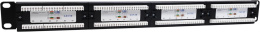 Патч-панель NTSS (NTSS-PP-1U-24-UTP-RJ45-5E-D) 19" 1U 24xRJ45 кат.5E UTP
