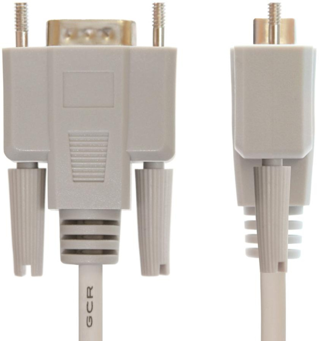 Greenconnect Кабель 15.0m 0-модемный COM, DB9/DB9 9M/9M, серый, 30 AWG, GCR-DB902-15m