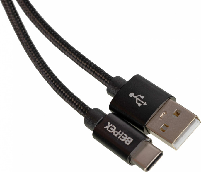 Кабель USB m -USB Type-C m 1м черный (12014416)